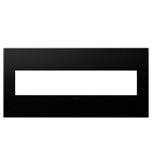 Adorne Five-Gang Screwless Wall Plate with Microban in Graphite (246|AWP5GGR1)