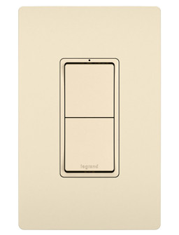 radiant Two Single-Pole Switches in Light Almond (246|RCD11LA)