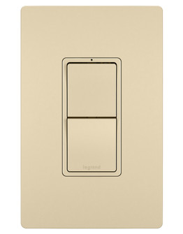 radiant Two Single Pole/3-Way Switches in Ivory (246|RCD33I)
