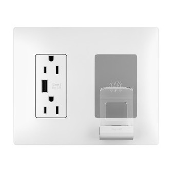 radiant Wireless Charger in White (246|RWC826USBWCCV2)