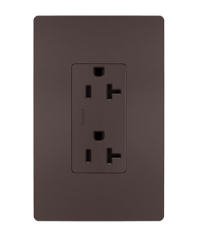 radiant Spec Grade 20A Tamper-Resistant Receptacle in Dark Bronze (246|TR26352RDBCC6)