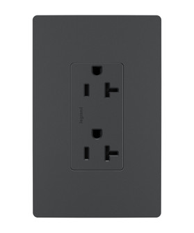 radiant Spec Grade 20A Tamper-Resistant Receptacle in Graphite (246|TR26352RGCC6)