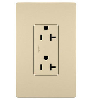 radiant Spec Grade 20A Tamper-Resistant Receptacle in Ivory (246|TR26352RI)