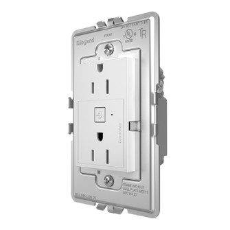 Adorne Plus-Sized 15A Outlet in White (246|WNAR153W1)