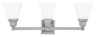Mission Three Light Bath Vanity in Polished Nickel (107|1033-35)