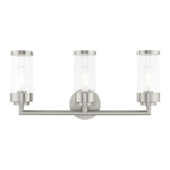 Hillcrest Three Light Bath Vanity in Brushed Nickel (107|10363-91)