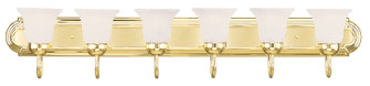 Rivera Six Light Bath Vanity in Polished Brass (107|1076-02)
