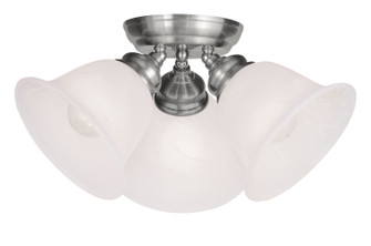 Essex Three Light Ceiling Mount in Brushed Nickel (107|1358-91)