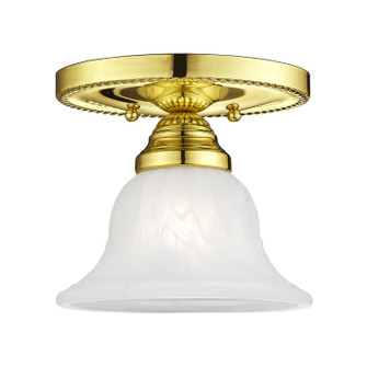 Edgemont One Light Ceiling Mount in Polished Brass (107|1530-02)