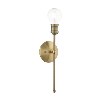 Lansdale One Light Wall Sconce in Antique Brass (107|16711-01)