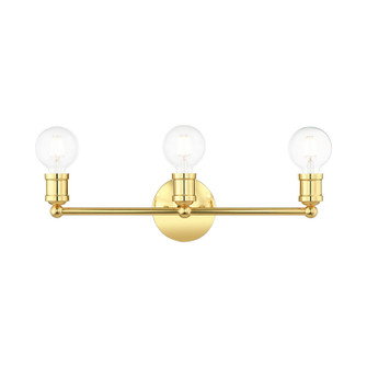 Lansdale Three Light Bath Vanity in Polished Brass (107|16713-02)