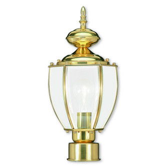 Outdoor Basics One Light Outdoor Post-Top Lanterm in Polished Brass (107|2009-02)
