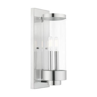Hillcrest Two Light Outdoor Wall Lantern in Polished Chrome (107|20722-05)