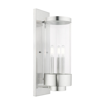 Hillcrest Three Light Outdoor Wall Lantern in Polished Chrome (107|20724-05)