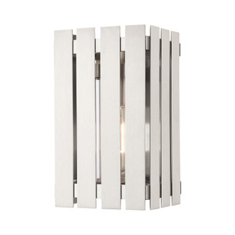 Greenwich One Light Outdoor Wall Lantern in Brushed Nickel (107|20751-91)