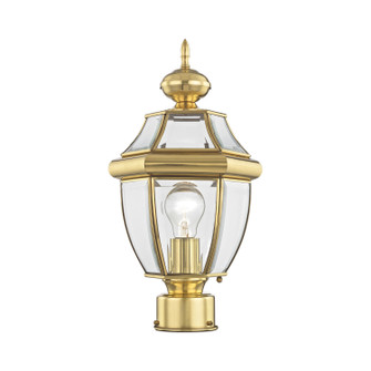Monterey One Light Outdoor Post-Top Lanterm in Polished Brass (107|2153-02)