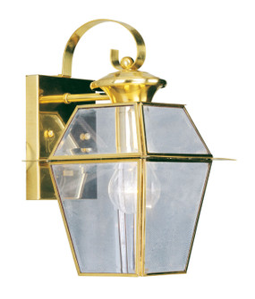 Westover One Light Outdoor Wall Lantern in Polished Brass (107|2181-02)