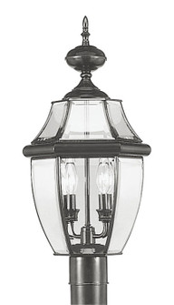 Monterey Two Light Outdoor Post Lantern in Black (107|2254-04)