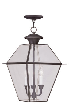 Westover Three Light Outdoor Pendant in Bronze (107|2385-07)