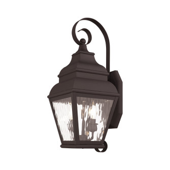 Exeter Two Light Outdoor Wall Lantern in Bronze (107|2602-07)