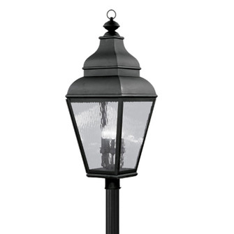 Exeter Four Light Outdoor Post Lantern in Black (107|2608-04)