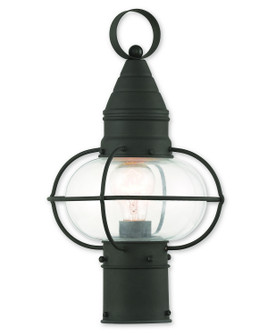 Newburyport One Light Outdoor Post-Top Lanterm in Black (107|26902-04)