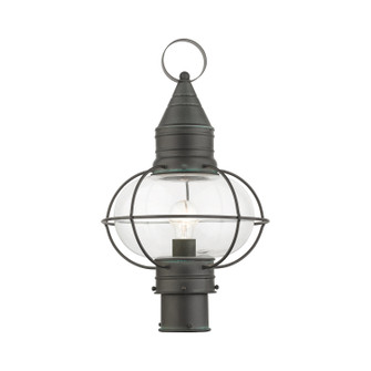 Newburyport One Light Outdoor Post Top Lantern in Charcoal (107|26905-61)