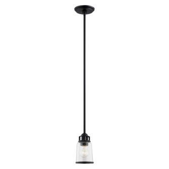 Lawrenceville One Light Pendant in Black (107|40021-04)