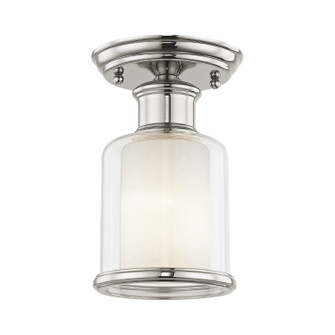 Middlebush One Light Ceiling Mount in Polished Nickel (107|40200-35)