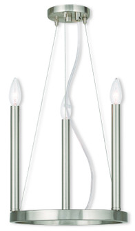 Alpine Three Light Mini Chandelier in Brushed Nickel (107|40243-91)