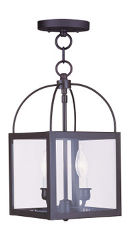 Milford Two Light Mini Pendant/Ceiling Mount in Bronze (107|4041-07)