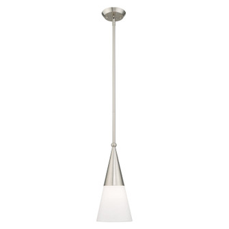 Stockholm One Light Mini Pendant in Brushed Nickel (107|40686-91)