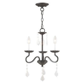 Callisto Three Light Mini Chandelier in English Bronze (107|40773-92)