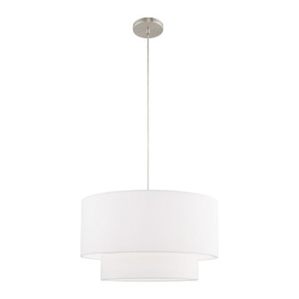 Meridian One Light Pendant in Brushed Nickel (107|41098-91)