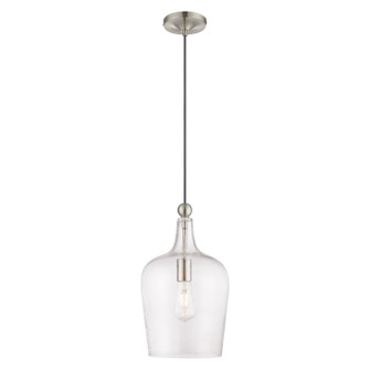 Avery One Light Mini Pendant in Brushed Nickel (107|41237-91)