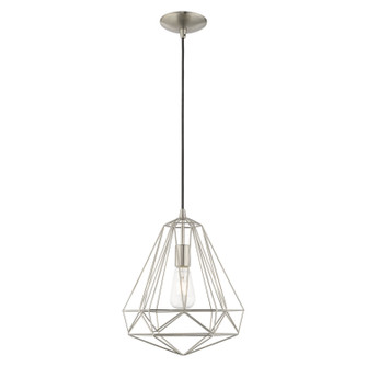 Knox One Light Mini Pendant in Brushed Nickel (107|41324-91)