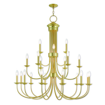 Estate 21 Light Foyer Chandelier in Polished Brass (107|42688-02)