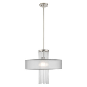 Alexis One Light Pendant in Brushed Nickel (107|42804-91)