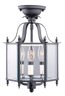 Livingston Three Light Mini Pendant/Ceiling Mount in Bronze (107|4403-07)