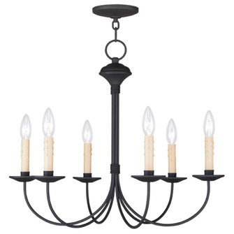 Heritage Six Light Chandelier in Black (107|4526-04)