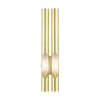 Acra Two Light Wall Sconce in Satin Brass (107|45912-12)