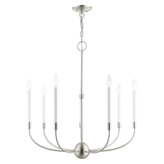 Clairmont Seven Light Chandelier in Brushed Nickel (107|46067-91)