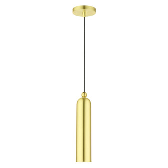 Ardmore One Light Pendant in Satin Brass w/ Polished Brasss (107|46751-12)