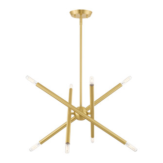 Soho Eight Light Chandelier in Satin Brass (107|46774-12)