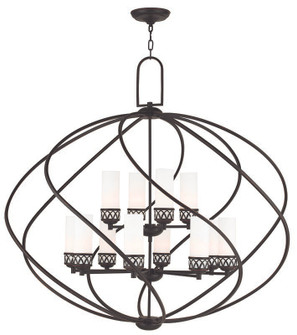 Westfield 12 Light Foyer Chandelier in Hand Applied Olde Bronze (107|47199-67)