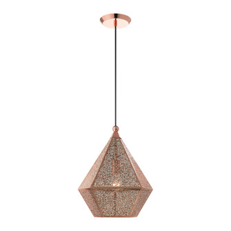 Aberdeen One Light Pendant in Rose Gold (107|48923-86)