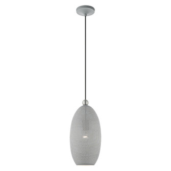 Dublin One Light Pendant in Nordic Gray w/ Brushed Nickels (107|49101-80)