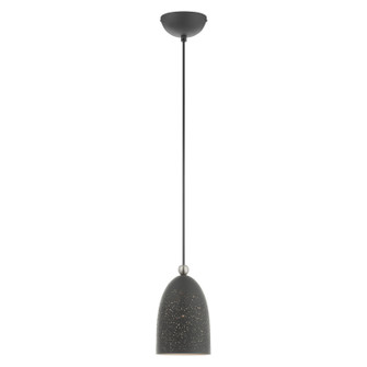 Arlington One Light Pendant in Scandinavian Gray w/ Brushed Nickels (107|49107-76)