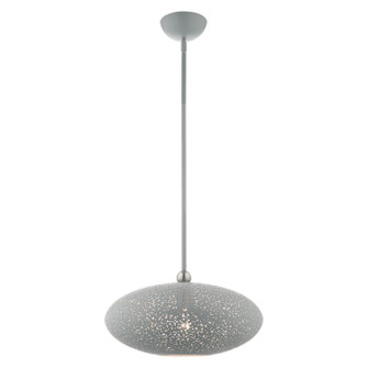 Charlton One Light Pendant in Nordic Gray w/ Brushed Nickels (107|49184-80)