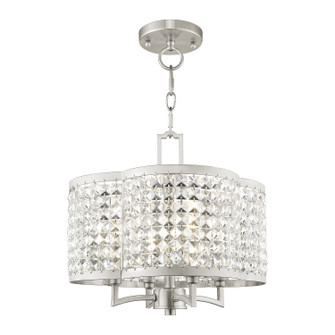 Grammercy Four Light Mini Chandelier/Ceiling Mount in Brushed Nickel (107|50574-91)